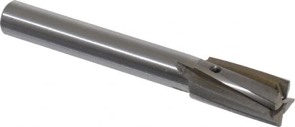 Value Collection - 5/8" Diam, 1/2" Shank, Diam, 4 Flutes, Straight Shank, Interchangeable Pilot Counterbore - Exact Tool & Supply