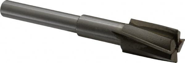 Value Collection - 15/16" Diam, 1/2" Shank, Diam, 4 Flutes, Straight Shank, Interchangeable Pilot Counterbore - Exact Tool & Supply