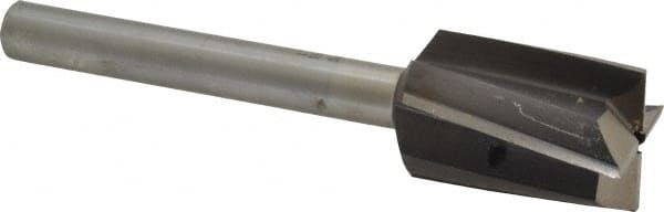 Value Collection - 1-3/16" Diam, 1/2" Shank, Diam, 4 Flutes, Straight Shank, Interchangeable Pilot Counterbore - Exact Tool & Supply