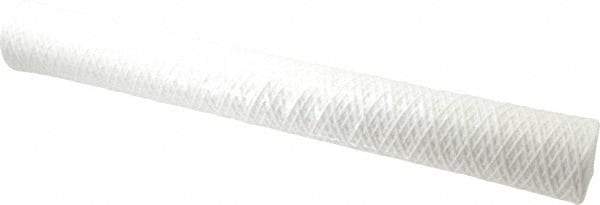 Parker - 2-1/2" OD, 5µ, Polyester String-Wound Cartridge Filter - 20" Long - Exact Tool & Supply