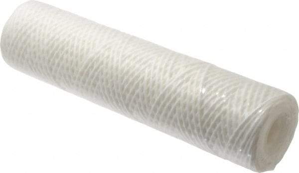 Parker - 2-1/2" OD, 25µ, Polyester String-Wound Cartridge Filter - 10" Long - Exact Tool & Supply