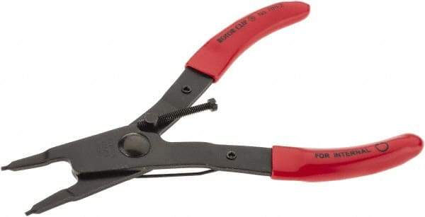 Rotor Clip - DHO Internal Retaining Ring Pliers - 5-1/2" OAL - Exact Tool & Supply