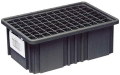 Quantum Storage - 8" Wide x 2" High, Clear Bin Label Holder - Use with Quantum Storage Systems - DG 91035CON, DG 92035CON, DG 93030CON - Exact Tool & Supply