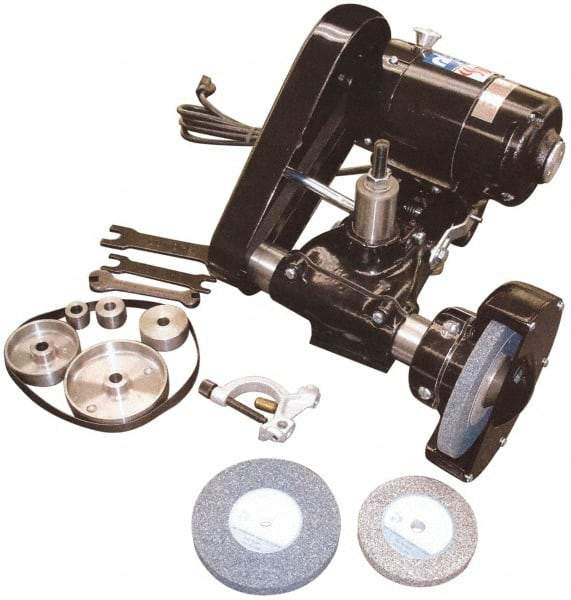 Dumore - Interchangeable, Internal and External Spindle, Tool Post Grinder - 1/2, 1/2 hp, 120 Volts, 1-7/8 Inch Spindle Hole Diameter - Exact Tool & Supply