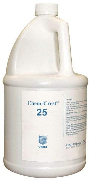 CREST ULTRASONIC - 1 Gal Bottle Ultrasonic Cleaner - Solvent-Based - Exact Tool & Supply