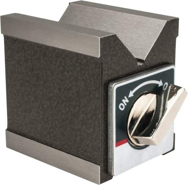 Value Collection - 1-9/32" Max Capacity, 90° Angle, V-Block - 2-3/4" Long x 60mm Wide x 73mm High, Sold as Individual - Exact Tool & Supply