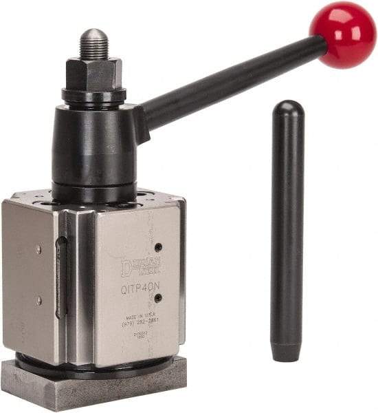 Dorian Tool - 16 to 20 Inch Lathe Swing, Indexable Quick Change Tool Post - 7.525 Inch Tool Post Height, Series CA, 1-3/4 to 2-41/64 Inch Centerline Height Range, 24 Position - Exact Tool & Supply