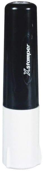 Value Collection - 3 Inch Long x 3/4 Inch Wide, 1/4 Inch Diameter, Pre-Inked Custom Inspection Stamp - Customized Message, Available in Red, Black, Blue, Green, Purple, White - Exact Tool & Supply