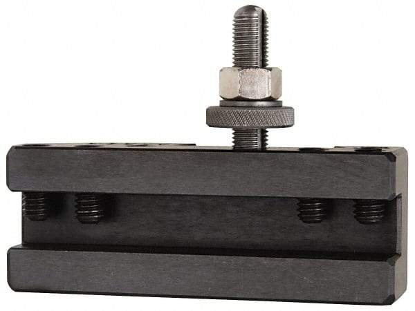 Aloris - Series AXA, #13 Extension Tool Post Holder - 12" & Under Lathe Swing, 1-1/2" OAH, 1/2" Max Tool Cutting Size, 15/16" Centerline Height - Exact Tool & Supply