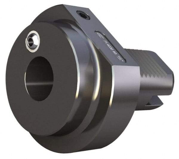 Global CNC Industries - MT4 Inside Morse Taper, Standard Length Morse Taper to Straight Shank - 4-31/64" OAL, Alloy Steel, Hardened & Ground Throughout - Exact Tool & Supply