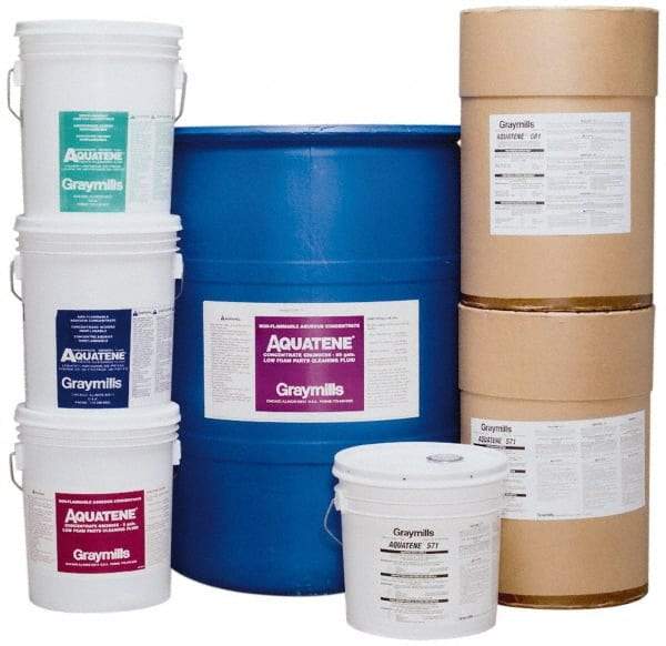 Graymills - 55 Gal Drum Parts Washer Fluid - Water-Based - Exact Tool & Supply