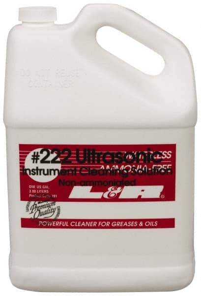 L&R Ultrasonic - 1 Gal Bottle Ultrasonic Cleaner - Solvent-Based - Exact Tool & Supply