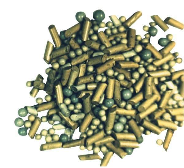 Bel-Air Finishing Supply - Ceramic Carrier, Wet Polishing Tumbling Media - Ball & Cylinder Shape - Exact Tool & Supply