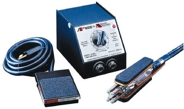 American Beauty - 120 or 220 Volt, 0 to 100 Watt, Resistance Soldering System - Includes Power Unit, Handpiece & Footswitch - Exact Tool & Supply