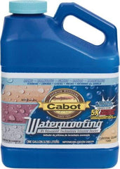 Cabot - 1 Gal Bottle Clear Flat Crystal Clear Sealer - 100 to 250 Sq Ft/Gal Coverage, <100 g/L VOC Content - Exact Tool & Supply