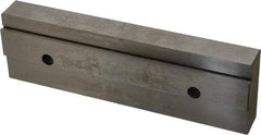 Kurt - 7.969" Wide x 2.44" High x 1.075" ThickDouble Step Vise Jaw - Steel, Fixed Jaw, Compatible with 8" Vises - Exact Tool & Supply