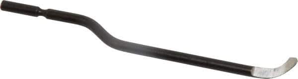 Shaviv - E Right-Handed High Speed Steel Deburring Swivel Blade - Use on Cross Hole Surfaces, Adjustable - Exact Tool & Supply