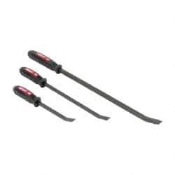 Mayhew - 3 Piece Screwdriver Pry Bar Set - 1/2" Head Width, Includes 12, 17 & 25" Lengths - Exact Tool & Supply