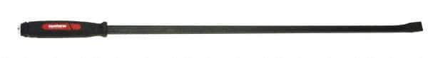 Mayhew - 42" OAL Straight Screwdriver Pry Bar - 7/8" Wide, Alloy Steel - Exact Tool & Supply