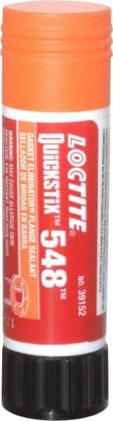 Loctite - 19 g Stick Orange Polyurethane Gasket Sealant - 300.2°F Max Operating Temp, 24 hr Full Cure Time, Series 548 - Exact Tool & Supply