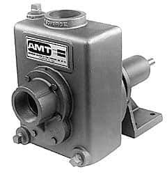 American Machine & Tool - 2 Inch Outlet, Cast Iron, Pedestal Mount Pump - F.G. Casing Seal, Pedestal Pump - Exact Tool & Supply