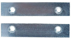 Panavise - 2-1/2" Wide x 1/2" High x 1/4" Thick, Flat/No Step Vise Jaw - Steel, Fixed Jaw - Exact Tool & Supply