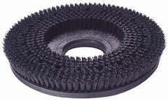 Made in USA - 20" Diam Floor Brush - 18" Machine, Polypropylene - Exact Tool & Supply