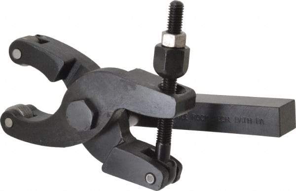 Knurlcraft - 7 Inch Overall Length x 3 Inch Overall Width, 2-1/8 Inch Capacity, Right Hand Cut, Scissor and Straddle Type Knurler - 3/4 Inch Diameter, 5 Inch Shank Length x 3/4 Inch Shank Width x 3/4 Inch Shank Height, Square Shank, E Series - Exact Tool & Supply