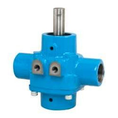 Pentair - 4-Roller Pump, Cast Iron Housing Material, Roller Spray Pump Only - 3/4 Inch Inlet Size, 3/4 Inch Outlet Size, 150 psi Max Working Pressure, 2600 Max RPM, Viton, Lip, 416 Stainless Steel, NPT - Exact Tool & Supply
