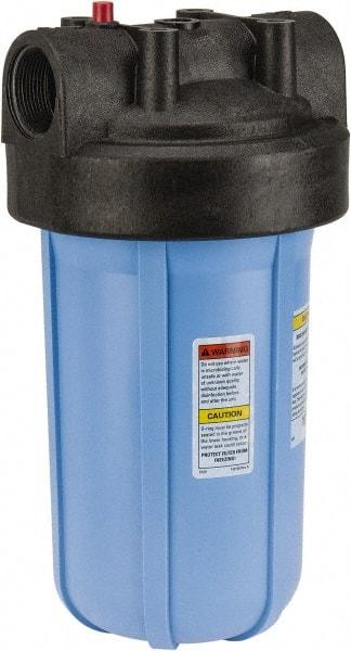 Pentair - 7-1/4 Inch Outside Diameter, 14 Inch Cartridge Length, 50 Micron Rating, Cartridge Filter Assembly - 1-1/2 Inch Pipe, Reduces Sediment - Exact Tool & Supply