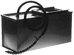 Little Giant Pumps - 10 Gallon Tank Capacity, 3/8" Nozzle Diam, 4' Coolant Line, Painted Metal Tank, Flexible Nozzle, Flood Coolant System - 25" Tank Length x 10" Tank Width x 11-3/8" Tank Height, Pump not Included - Exact Tool & Supply