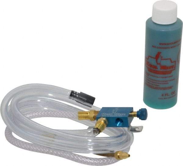 Kool Mist - 1 Outlet, Tankless Mist Coolant Unit - 2' Coolant Line Length, 4" Hose Length - Exact Tool & Supply