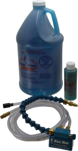 Kool Mist - Tankless Mist Coolant Unit - 4' Coolant Line Length, 12" Hose Length - Exact Tool & Supply