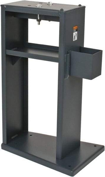 Dake - 18 Inch Long x 24 Inch Wide/Deep x 33 Inch High, Metal Cutting and Forming Machine Stand - For Use with 1-1/2B Arbor Press - Exact Tool & Supply