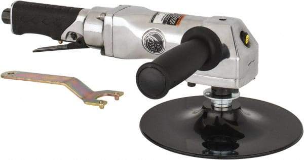 Florida Pneumatic - 7" Max Disc, 4,500 RPM, Pneumatic Handheld Disc Sander - 16 CFM, 1/4 NPT Inlet, 1 hp, 90 psi - Exact Tool & Supply