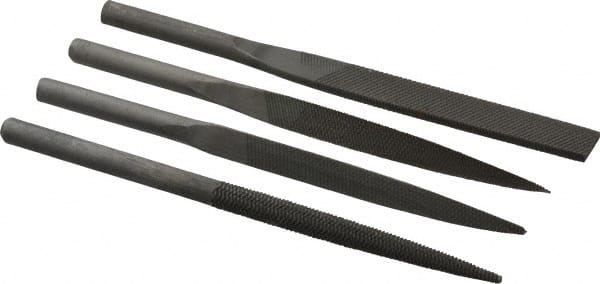 Florida Pneumatic - Replacement Air Files; File Shape: (2) Flat; Round; Triangle ; Number of Files: 4 ; PSC Code: 5130 - Exact Tool & Supply