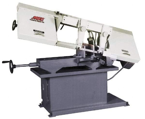Vectrax - 9 x 14-9/16" Max Capacity, Manual Step Pulley Horizontal Bandsaw - 82, 127, 186 & 300 SFPM Blade Speed, 220 Volts, 2 hp, 3 Phase - Exact Tool & Supply