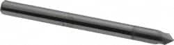 Accupro - 1/8" Diam 2 Flute Single End Solid Carbide Chamfer Mill - Exact Tool & Supply