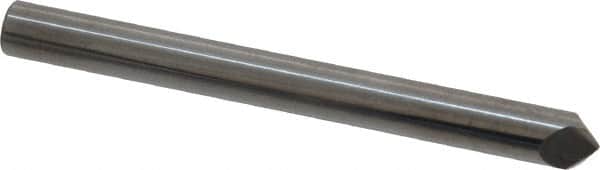 Accupro - 3/16" Diam 2 Flute Single End Solid Carbide Chamfer Mill - Exact Tool & Supply