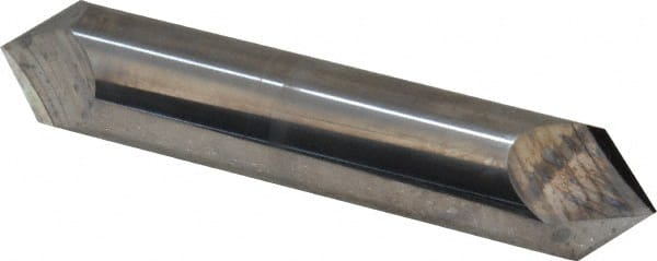 Accupro - 3/4" Diam 2 Flute Double End Solid Carbide Chamfer Mill - Exact Tool & Supply