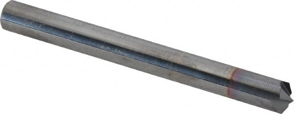 Accupro - 1/4" Diam 4 Flute Single End Solid Carbide Chamfer Mill - Exact Tool & Supply