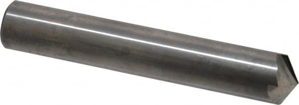 Accupro - 1/2" Diam 4 Flute Single End Solid Carbide Chamfer Mill - Exact Tool & Supply