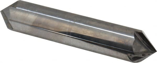 Accupro - 3/4" Diam 4 Flute Double End Solid Carbide Chamfer Mill - Exact Tool & Supply