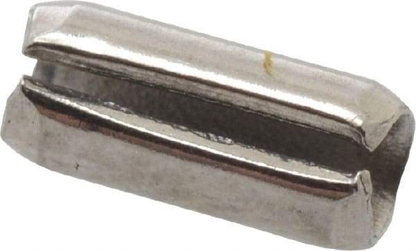 Value Collection - 5/64" Diam x 3/16" Long Slotted Spring Pin - Grade 18-8 Stainless Steel - Exact Tool & Supply
