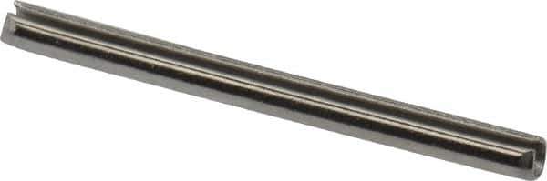 Value Collection - 5/64" Diam x 1" Long Slotted Spring Pin - Grade 18-8 Stainless Steel - Exact Tool & Supply