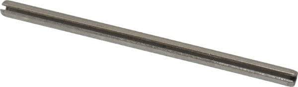 Value Collection - 5/64" Diam x 1-1/2" Long Slotted Spring Pin - Grade 18-8 Stainless Steel - Exact Tool & Supply