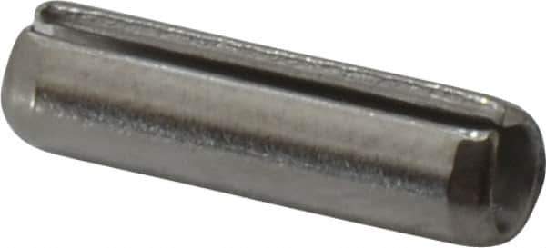 Value Collection - 5/32" Diam x 9/16" Long Slotted Spring Pin - Grade 18-8 Stainless Steel - Exact Tool & Supply