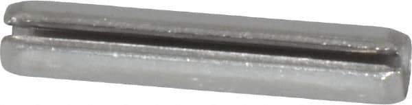 Value Collection - 3/16" Diam x 1" Long Slotted Spring Pin - Grade 18-8 Stainless Steel - Exact Tool & Supply