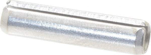 Value Collection - 7/32" Diam x 7/8" Long Slotted Spring Pin - Grade 18-8 Stainless Steel - Exact Tool & Supply