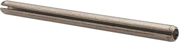 Value Collection - 7/32" Diam x 3" Long Slotted Spring Pin - Grade 18-8 Stainless Steel - Exact Tool & Supply
